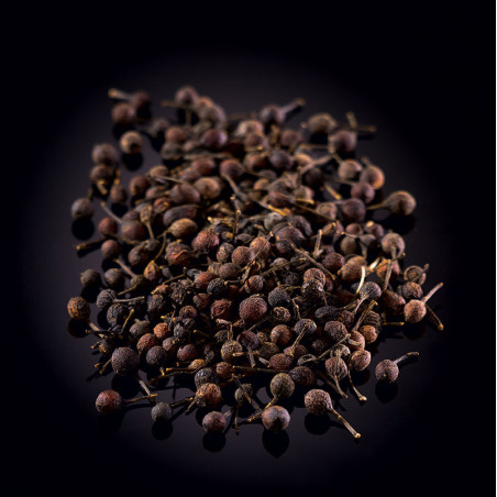 Wild black Voatsiperifery peppercorns from Madagascar