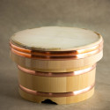 Ohitsu bucket made from Kiso Sawara cypress wood, for storing cooked rice and sushi rice Ohitsu bucket made from Kiso Sawara cypress wood, for storing cooked rice and sushi rice