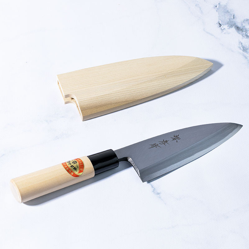 Couteau deba Kasumitogi pour poissons et volailles, lame 135 mm - droitier