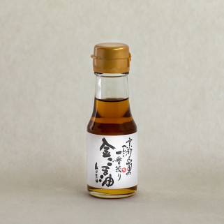 Gebratenes goldenes Sesamöl