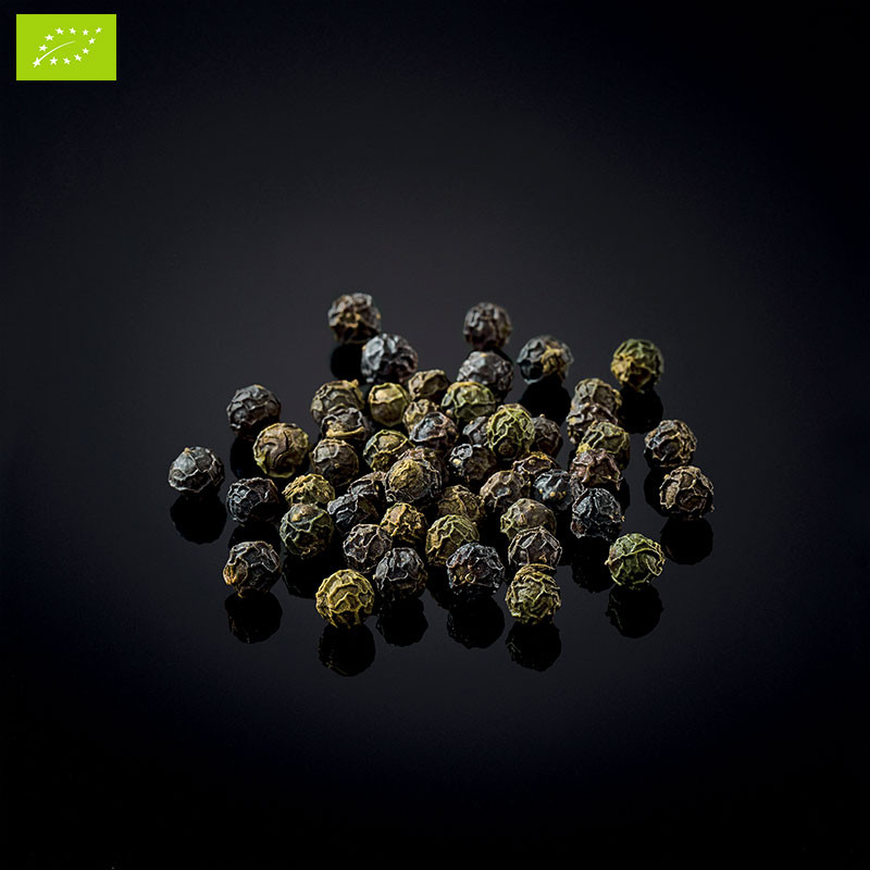 Pimienta verde-negra del altiplano de bolovens Bio Pimienta verde-negra del altiplano de bolovens Bio
