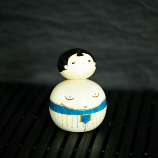 Kokeshi doll Otomesode - A girl wearing kimono - Kokeshi doll - N...