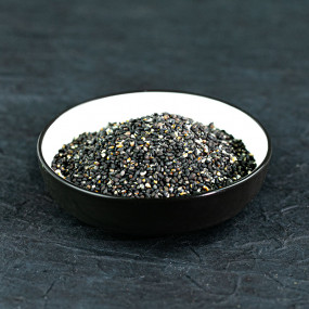 Authentique Kurogomashio graines de sésame noirau sel 