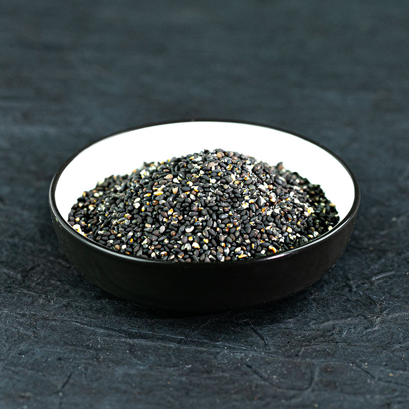 Kurogomashio, black sesame seeds with sea salt