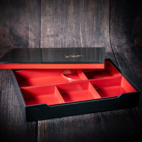 Shokado Bento box Flower design - 2 compartments - Second choice