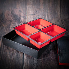 Shokado Bento square box 1 compartment - Second choice Bento box