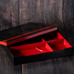 Shokado Bento box Flower design - 2 compartments - Second choice Bento box