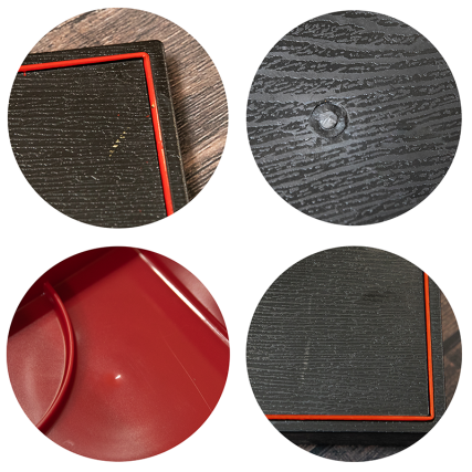 Set bento shokado 3 compartiments 353118 mm