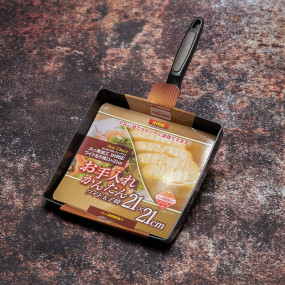 Poêle à omelette japonaise Tamagoyaki 21 x 21 x 7 cm