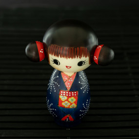 Kokeshi doll Gokigen - Good feeling Kokeshi doll