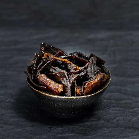 Tsukudani von Ingwer und Kombu (Shoga Kombu)
