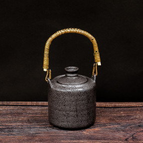 Pot à chauffer le saké avec poignée Ibushi
