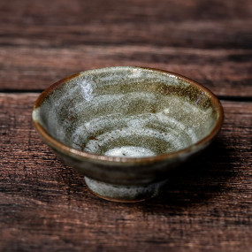 Flat sakazuki sake cup