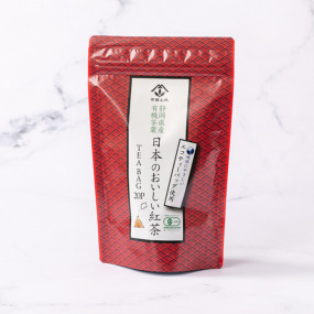 Organic Japanese black tea, 20 tea bags of 2,5g