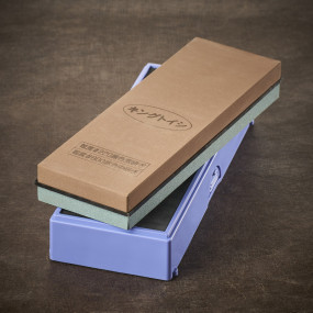 Water sharpening double sided sharpening stone, for first sharpening