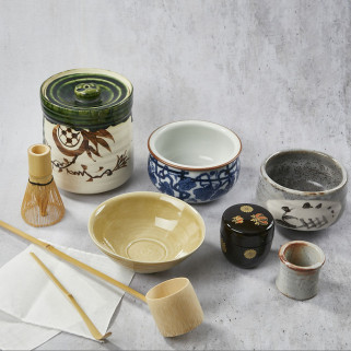 Caja de lujo "Todo esencial para hacer su té matcha"