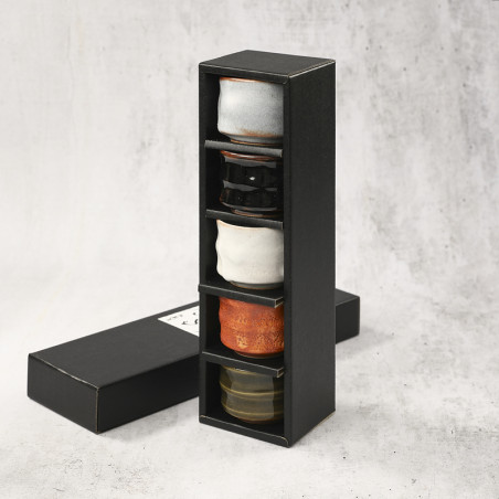 Cutie de 5 cesti în model, model de bambus