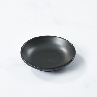 Coupelle noire à sauce soja ou à tsukemono