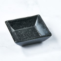 Yuzu tenmoku square koduke soy sauce dish, seasonings, appetizer Yuzu tenmoku square koduke soy sauce dish, seasonings, appetizer
