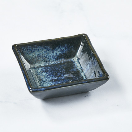 Yohen Navy Cup Blue Square Koduke Soy Sauce, kryddor, saknas
