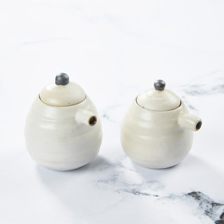 Sojasås flaska design vit kohiki japansk middag