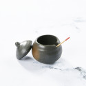 Pot in Shichimi, Karashi, spices Pot in Shichimi, Karashi, spices