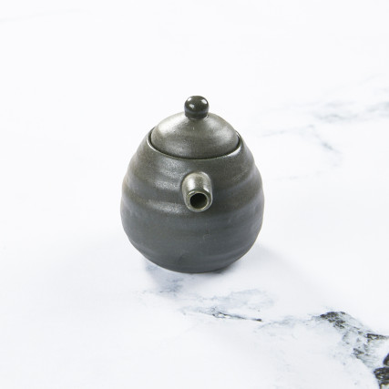 Flacon de service à sauce soja design Black Bizen Vaisselle japonaise