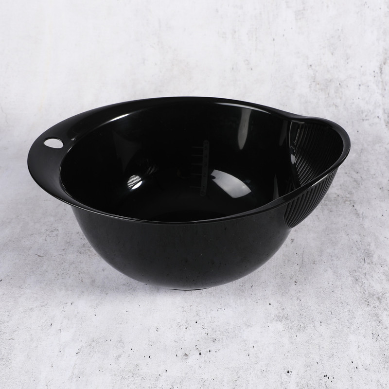 Black rinsing bowl for rice Kitchenware