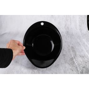 Black rinsing bowl for rice Kitchenware