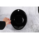 Black rinsing bowl for rice Black rinsing bowl for rice