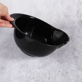 Black rinsing bowl for rice Kitchenware