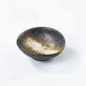 Ochoko cup with soy sauce, seasonings, milestone, black bizen design Ochoko cup with soy sauce, seasonings, milestone, black bizen design