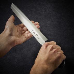 Couteau Grand Chef Kiritsuke Yanagiba à sushi et sashimi lame 260 mm, droitier