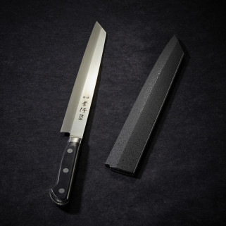 Cuchillo Grand Chef Kiritsuke Yanagiba para sushi y sashimi con hoja de 260 mm (para zurdos)