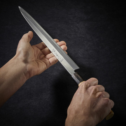 Syubu Messer mit Sashimi-Klinge 300 mm - Rechtshänder