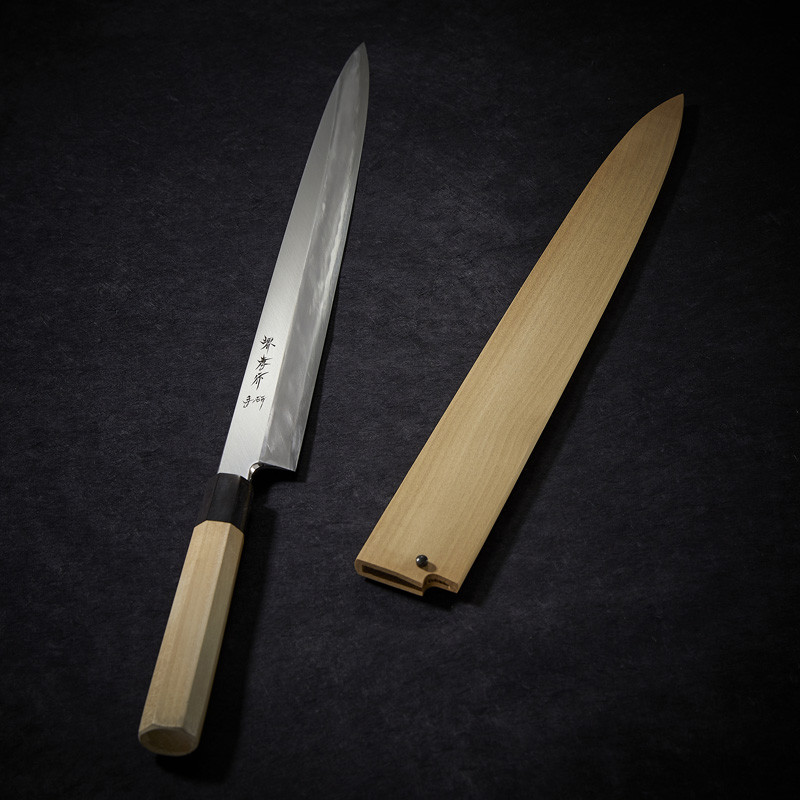 Syubu kniv med sashimi blad 360 mm - høyrehendt