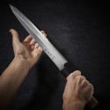 Syubu kniv med sashimi blad 360 mm - høyrehendt