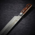 Kengata Yanagiba Kniv i Sashimi, Damasert Blade 33 Lag Hammered 270 mm
