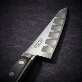 Honesuki Kaku deboning knife, 150 mm honeycombed blade