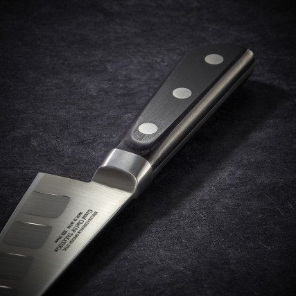 Honesuki Kaku deboning knife, 150 mm honeycombed blade