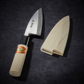 Couteau Deba pour poissons et volailles lame 90 mm - droitier