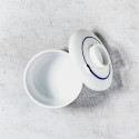 Ciotola a Chawan-Mushi, modello linea blu Ciotola a Chawan-Mushi, modello linea blu