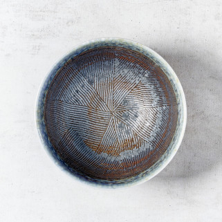 Castron în Soba sau Udon, design tradițional fluvial