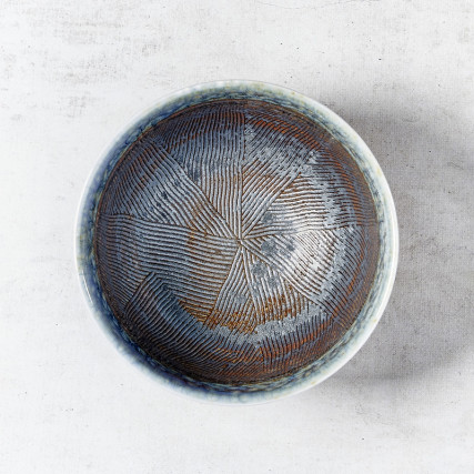 Bowl Soba arba Udon, tradicinė upės dizainas