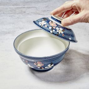 Donburi bowl (unagi, katsu-don), Japanese Ume design