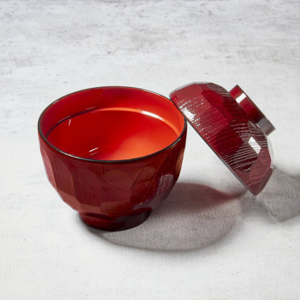 Bol à soupe miso traditionnel Kikkou Mokume