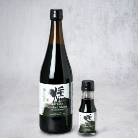 Premium smoked soy sauce with cherry charcoal Sakura