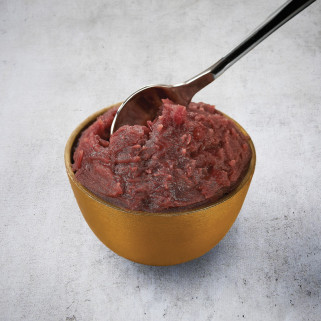 Pâte de haricot rouge Azuki sucrée avec morceaux Tsubuan Haricots Azuki