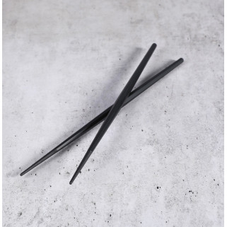 Baguettes octogonales noires