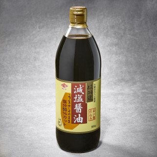 Reduced salt soy sauce